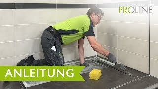 PROLINE PROCHANNEL Linienentwässerung für perfekte bodengleiche Duschen [upl. by Jacquetta]