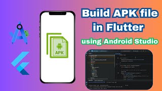 Build APK file in Flutter using Android Studio [upl. by Anicnarf373]