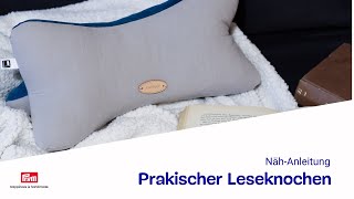 Praktischen Leseknochen nähen mit DIYeule  NähAnleitung mit Schnittmuster [upl. by Ahsinoj]