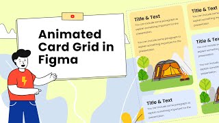 Animate Your Figma Card Grids in 3 Minutes Fast Tutorial [upl. by Hamilton]