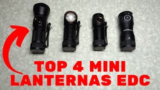 Top 4 Mini Lanternas Perfeitas Para EDC [upl. by Ennoitna]