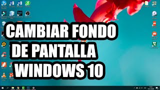 Como Cambiar Fondo de Pantalla en PC Windows 10  TEMAS Y FONDOS [upl. by Nerti855]