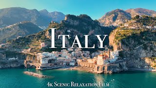 Italy 4K  Scenic Relaxation Film With Uplifting Music [upl. by Arreis]