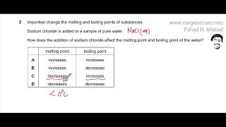 2  0620s17qp22  Changes of State Kinetic Particle Theory pure substances [upl. by Doownelg]