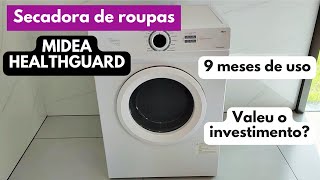 SECADORA DE ROUPAS MIDEA HEALTHGUARD 112Kg I 9 meses de uso É boa A roupa sai passada [upl. by Isayg]