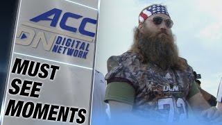 Duck Dynastys Willie Robertson Flips Coin at College Football Game  ACC Must See Moment [upl. by Adirahs726]