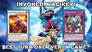 YuGiOh Duel Links  INVOKED MAGIKEY CRAZY PLAY TURN 1 AND 2 ONE OF THE MOST POWERFUL VERSIONS [upl. by Seale]