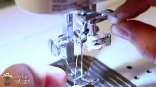 How to Thread a Sewing Machine JukiTL 2010Q [upl. by Filomena]