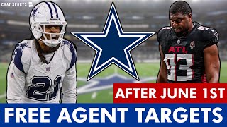 HUGE Cowboys Salary Cap News amp Dallas Cowboys Free Agent Targets PostJune 1st Ft Stephon Gilmore [upl. by Ayna83]