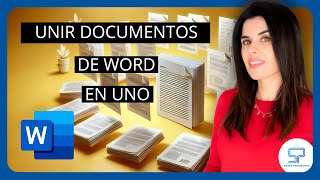 Cómo JUNTAR documentos de WORD en UNO SOLO ✅ [upl. by Atihana]