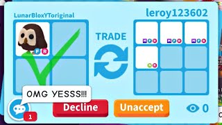 😱🦉THEY REALLY WANTED MY OWL AND GAVE A HUGE OVERPAY FOR IT ADOPT ME TRADING adoptmetrades viral [upl. by Ardnuahsal155]