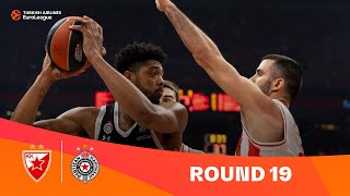 ZvezdaPartizan  Round 19 Highlights  202324 Turkish Airlines EuroLeague [upl. by Onyx]