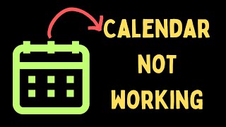 How to Fix Calendar Not Working in Windows 11 [upl. by Deina]