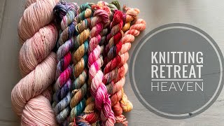 Wonderful Knitting Retreat with Lay Family Yarn 🧶 [upl. by Frech649]