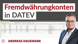 Fremdwährungskonto in DATEV Rechnungswesen buchen  DATEV Tipps und Tricks [upl. by Tat]