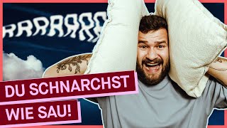 Nie wieder schnarchen Helfen günstige Tools wie Nasenclip amp PoolNudel gegen Schnarchen [upl. by Ainerbas]