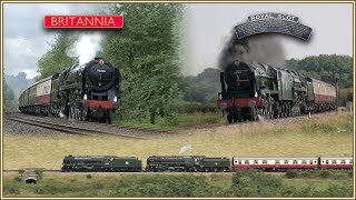 Saphos Summer Steam with Britannia amp Royal Scot  August 2020 [upl. by Raimes]