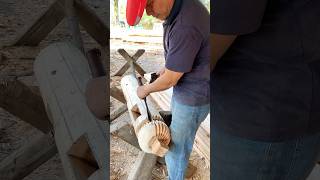 Making carved gourd columns process [upl. by Tressia]