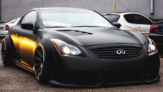 Custom Infiniti G37  wide body  air ride stanced by RR Customs [upl. by Zachary439]