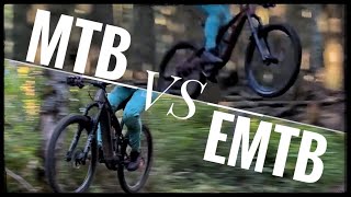 EMTB VS MTB Commencal Meta Power VS Trek Slash Gen 6 Which would you Choose [upl. by Ahsilek]