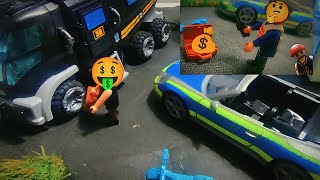 Playmobil Kinderfilm 🍿 Polizeikontrolle und Blitzer  Ausbruch aus dem Gefängnis [upl. by Twum]