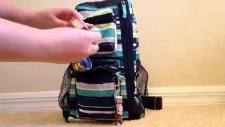 ThirtyOne  Sling Back Bag Review amp Packing Video  GatorMOM [upl. by Ahsiemaj]