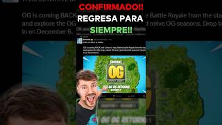 FORTNITE OG REGRESA PARA SIEMPRE fortnite news capitulo1 og [upl. by Chiaki646]