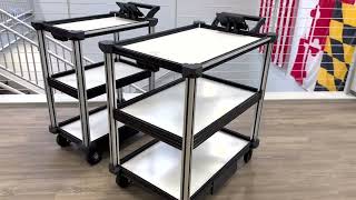 Quasi Robotics Unveils Model C2 Large  Autonomous Mobile Robotic Cart with expanded shelf capacity [upl. by Muire]