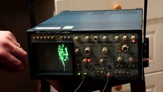 Using an oscilloscope as vector screen for a asteroids arcade table [upl. by Cornelle]