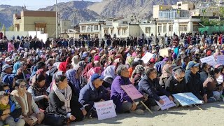 Sonam Wangchuk and religious heads addresses large gathering at polo ground Leh [upl. by Tdnarb]