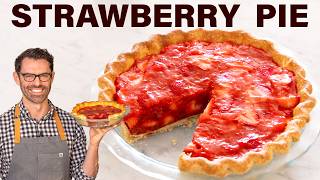 EASY Strawberry Pie Recipe [upl. by Ahsart]