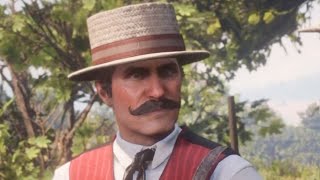 Red Dead Online Male Character Creation  Trelawny Inspired Creation [upl. by Garson]