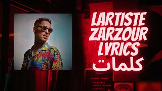 Lartiste  Zarzour ParolesLyricsكلمات [upl. by O'Neil492]