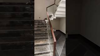 Glass staircase latikaglass interior interiordesign [upl. by Nivad]