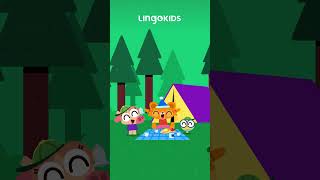 Repite las letras y aprende EL ABECEDARIO 🏕️ en el campamento de LingokidsenEspanolcancioninfantil [upl. by Llenrrad59]