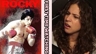 I didnt know ROCKY 1976 had romance ☾ MOVIE REACTION  FIRST TIME WATCHING [upl. by Pavia]