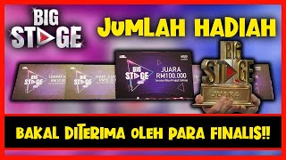 Big Stage 2022  Jumlah Hadiah Bakal Diterima Oleh Para Finalis  DominasiBBNU Bigstagefinal [upl. by Esille]