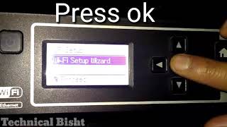 WIFI SETUP L565 EPSON PRINTER [upl. by Dituri]