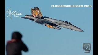 FLIEGERSCHIESSEN AXALP 2018 WILDGÄRST OVER HEAD INSANITY  SWISSPOWERJET [upl. by Hairem529]