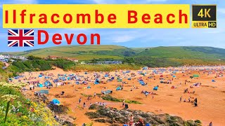 Ilfracombe  Woolacombe Beach Walk North Devon UK🇬🇧 [upl. by Eisenstark]