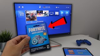 How to REDEEM FORTNITE VBUCKS CODE ON PS4 EASY METHOD [upl. by Nosila]