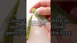 How to prepare okra  Cooking Tips  Kikkoman shorts [upl. by Yeltnarb]