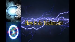 How to do Telekinesis for beginners REAL [upl. by Bryanty]