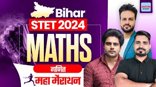 BIHAR STET 2024 MATHS Marathon by Sachin Academy live 9am [upl. by Enitsirk]