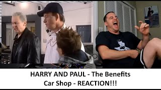 American Reacts to HARRY AND PAUL The Benefits  Car Shop REACTION [upl. by Kannan]