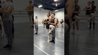 ballet partnering practice ✨🩰 ballet pasdedeux ballerina balletclass [upl. by Abelard]