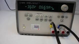 Agilent E3648A DC Power Supply Output 1 unregulated issue [upl. by Eckel]