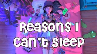 Nightcore  Reasons I Cant Sleep  NATALIE CLARO [upl. by Sherry]