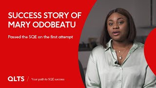 SQE Success Story of Mary Odobeatu – QLTS Schools Former Candidate [upl. by Yevreh97]