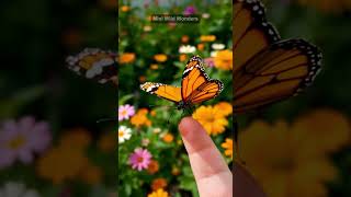 Butterfly Ai Creation shorts animals nature birds viralvideo [upl. by Aehs]